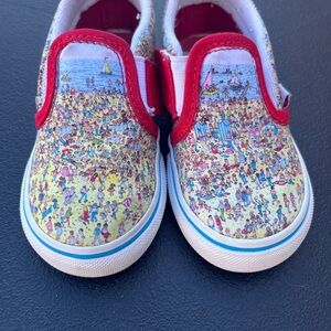 Vans X Where’s Waldo? Toddler Slip-On Sneakers